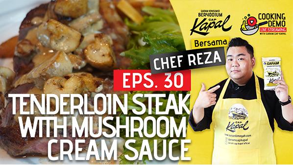 Tenderloin Steak With Mushroom Cream Sauce