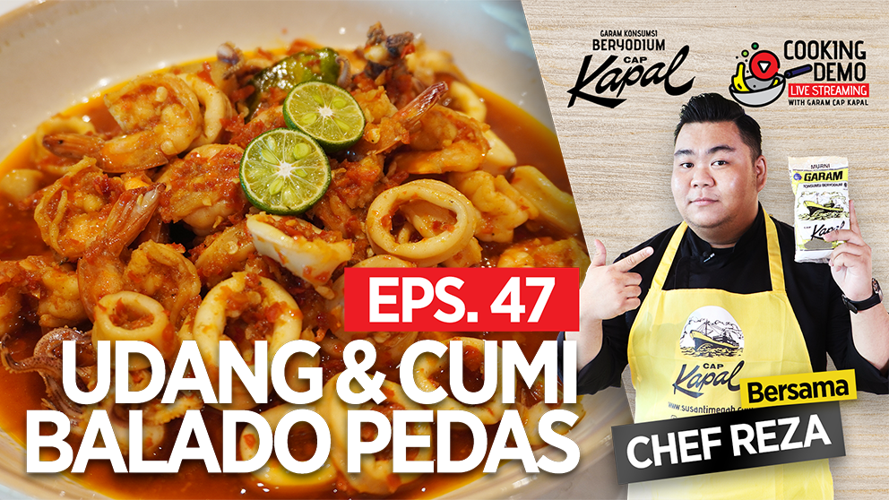 Cumi & Udang Balado Pedas Yang Nendang Banget