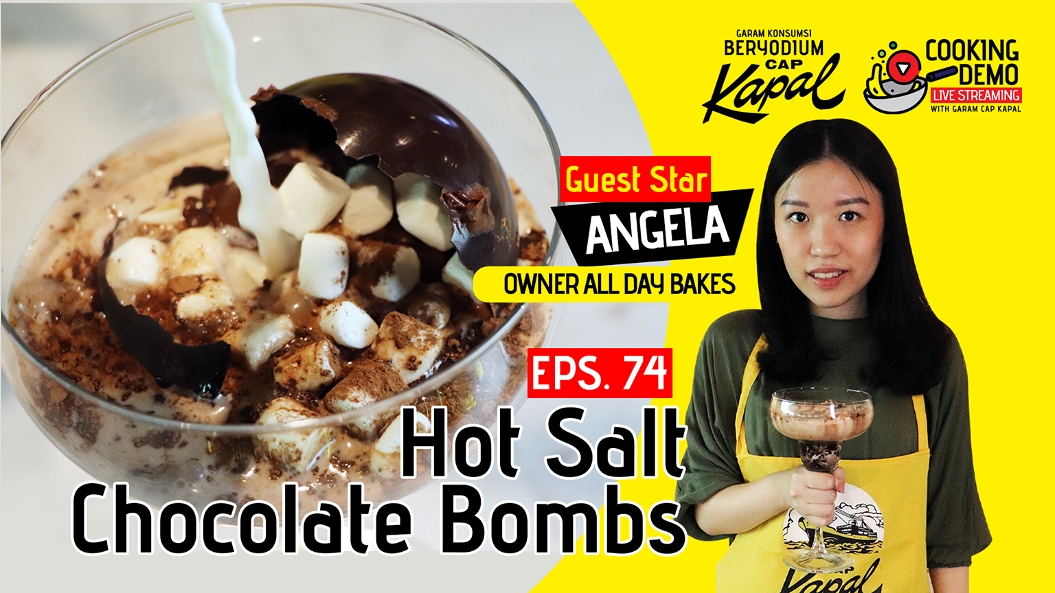 Menikmati "Hot Salt Chocolate Bombs" Yang Coklat Banget